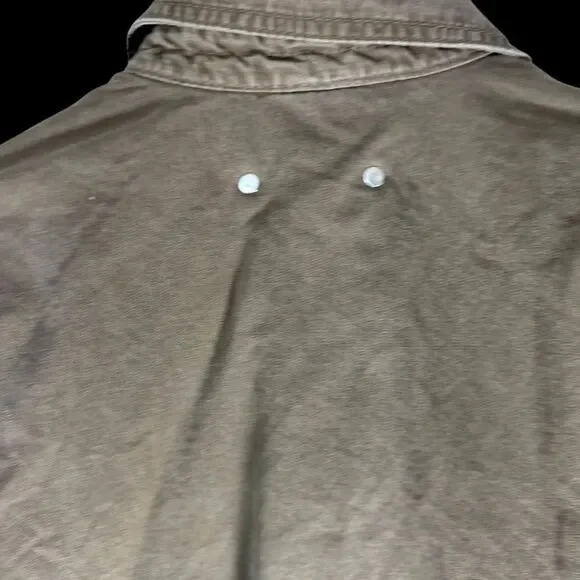 Gap 1969 Alpine Standard Issue Army Green‎ Military Style Utility Jacket Sz M